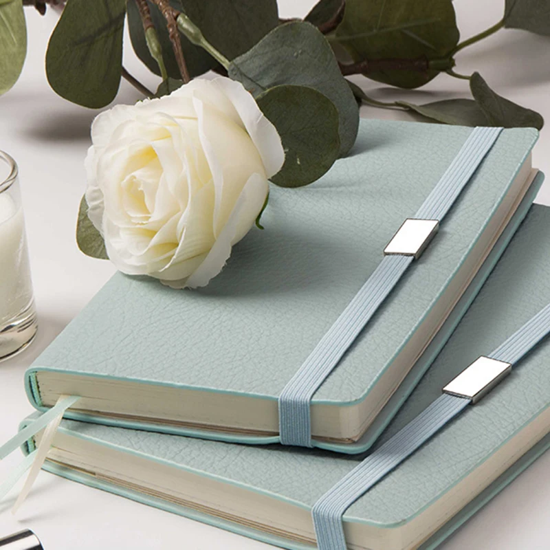 

Soft leather surface journal travelers Notebook painting Office Notepad diary Bandage design 88 sheets Multifunctional page Bujo