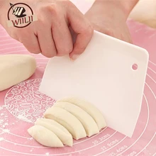 WIILII пластиковые лопатки для торта, гладкие лопатки, скребок для резки теста, нож для масла, кухонные инструменты для выпечки, аксессуары