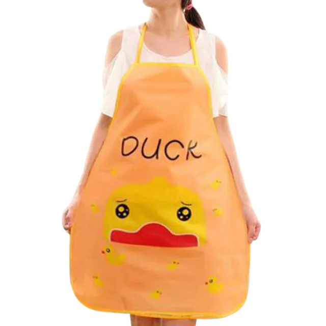 1pcs Cute Cartoon Animal Women Waterproof Apron Kitchen Restaurant Cooking Aprons Anti-oil Bib cocina BBQ Baking tablier