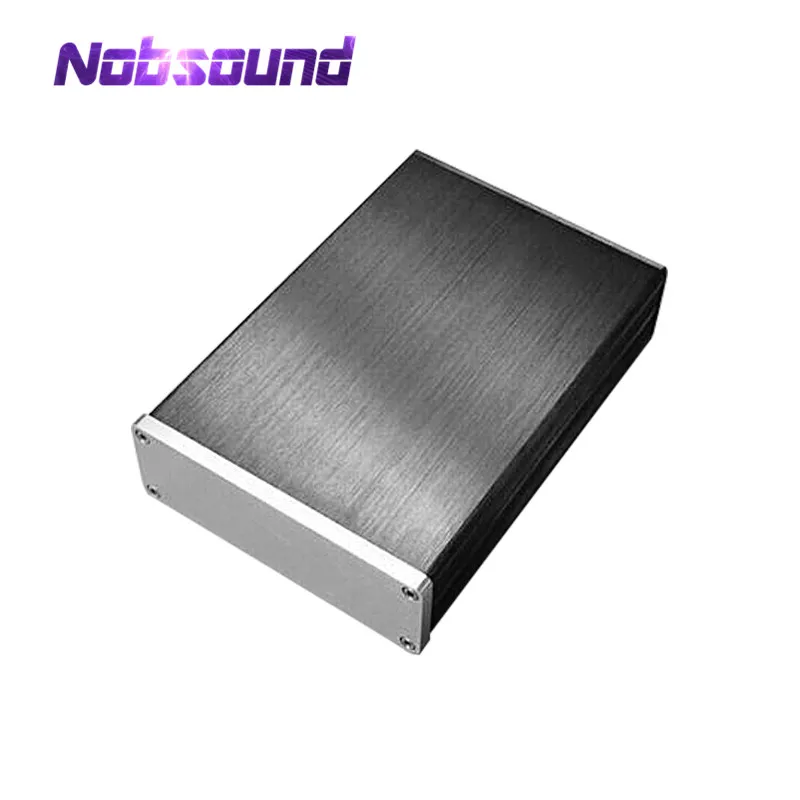Nobsound мини алюминиевый предусилитель шасси с усилителем корпус DAC коробка DIY