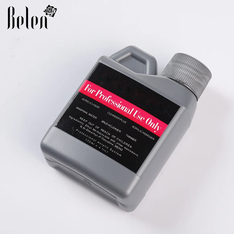 Belen 120ml 1pcs Professional Acrylic Liquid And Crystal Powder UV Gel Polish DIY Nail Art Design For Nail Extension Tips False
