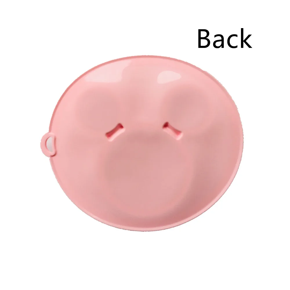 Mickey Plate for kids with Lid Silicone Baby Bowl Suction BPA Free Feeding Baby Tableware Children Dining Dishes