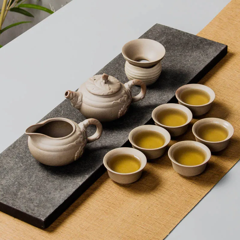 9pcs Set Chinese Travel Kung Fu Tea Set Ceramic Portable Teacup