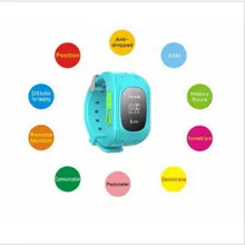 Hot sale! MEAFO W5 Q50 Child Older Anti lost GSM GPS Smart Watch Mobile Phone Bracelet Wristwatch For Kids SOS Emergency Free Sh
