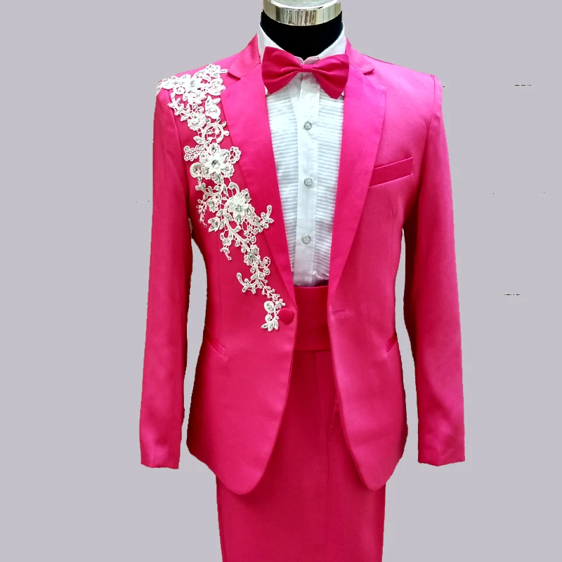 pink formal attire for men