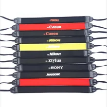 Slr câmera pescoço ombro cinto preto cinta de câmera flexível para dslr sony canon nikon pentax panasonic acessórios peças