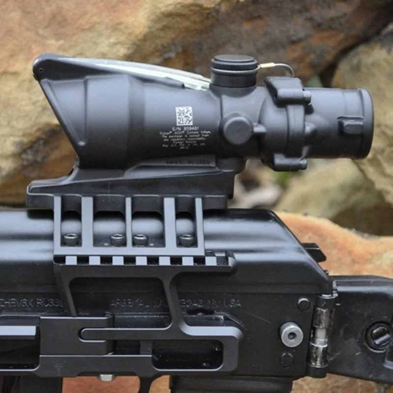 

Trijicon ACOG 4X32 Optical Rifle Scope Real Fiber Optics Green Illuminated Crosshair Hunting Riflescopes Airsoft Hunting