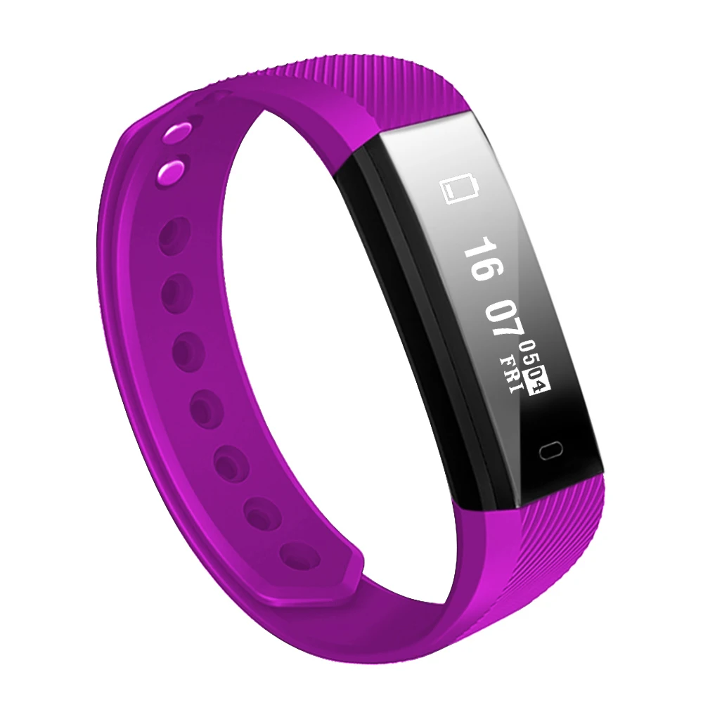 

ID115HR Smart Wristband Activity Tracker Fitness Bracelet Watch Heart Rate Monitor Smart Band for Xiaomi iPhone Sport Wrist Band