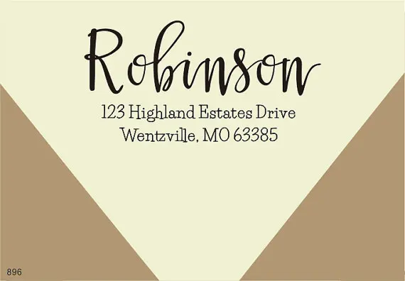 self inking address stamp