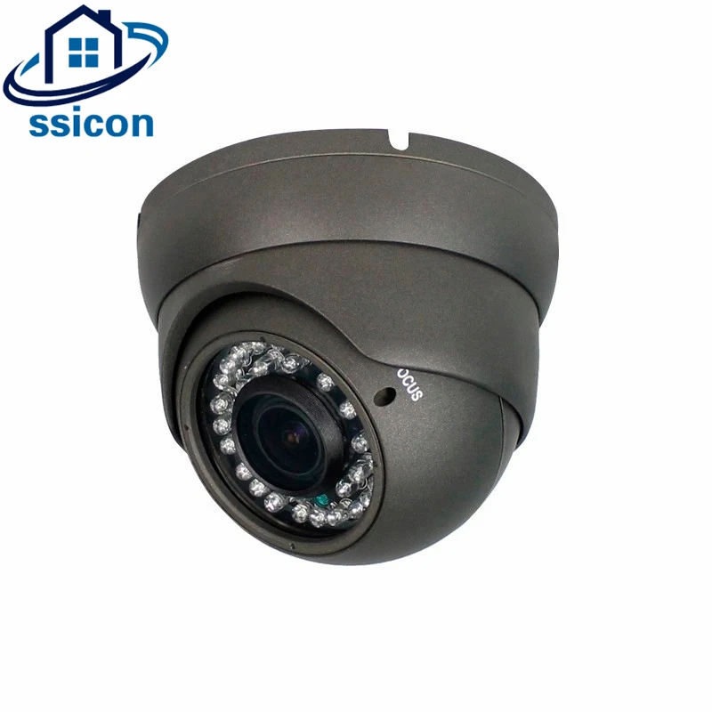 

SSICON 5MP Camera Security 2.8-12mm Lens Manual Zoom Dome Metal Indoor 5 Megapixel Home Camera IR Night Vision