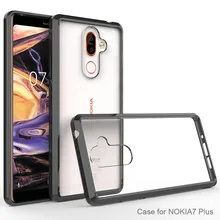 Soft Silicon TPU/PCกรณีสำหรับNokia 7พลัสป้องกันF Undas c oqueกันกระแทกC Rystal C Learเปลือกแข็งปกหลังสำหรับNokia 7บวก(China)