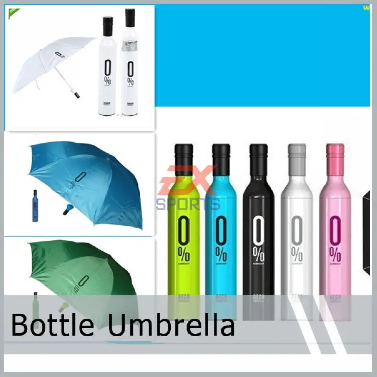 Wine Bottle Portable Folding Umbrella Outdoor Rain Sun Snow Folding Compact (10)