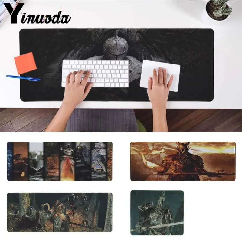 

Yinuoda Top Quality DARK SOULS II DIY Design Pattern Game mousepad Computer Gaming Mouse Pad Gamer Play Mats Version Mousepad