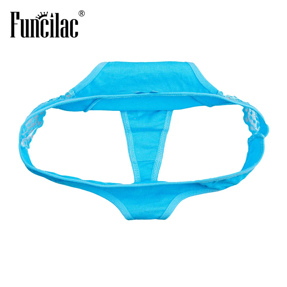 FUNCILAC сексуальное женское нижнее белье хлопковые стринги трусики для девушек