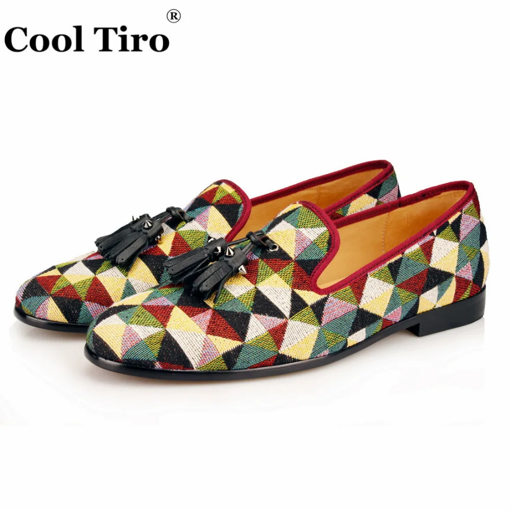 Men Loafers Tassel Slippers Flat  (3)