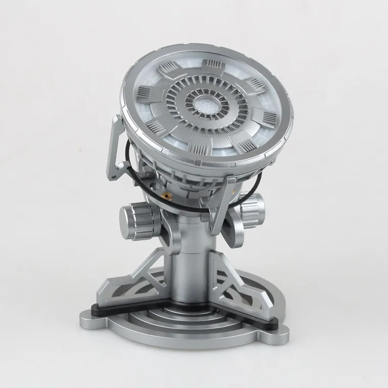

HKXZM Movie Figure 1:1 scale Iron Man MK6 Arc Reactor with LED Light Iron Man 3 PVC Figure Collectible Model Toy Gift