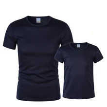 Мужская и женская спортивная быстросохнущая футболка с круглым вырезом и короткими рукавами, костюм для соревнований с логотипом на заказ, новая одежда для бадминтона