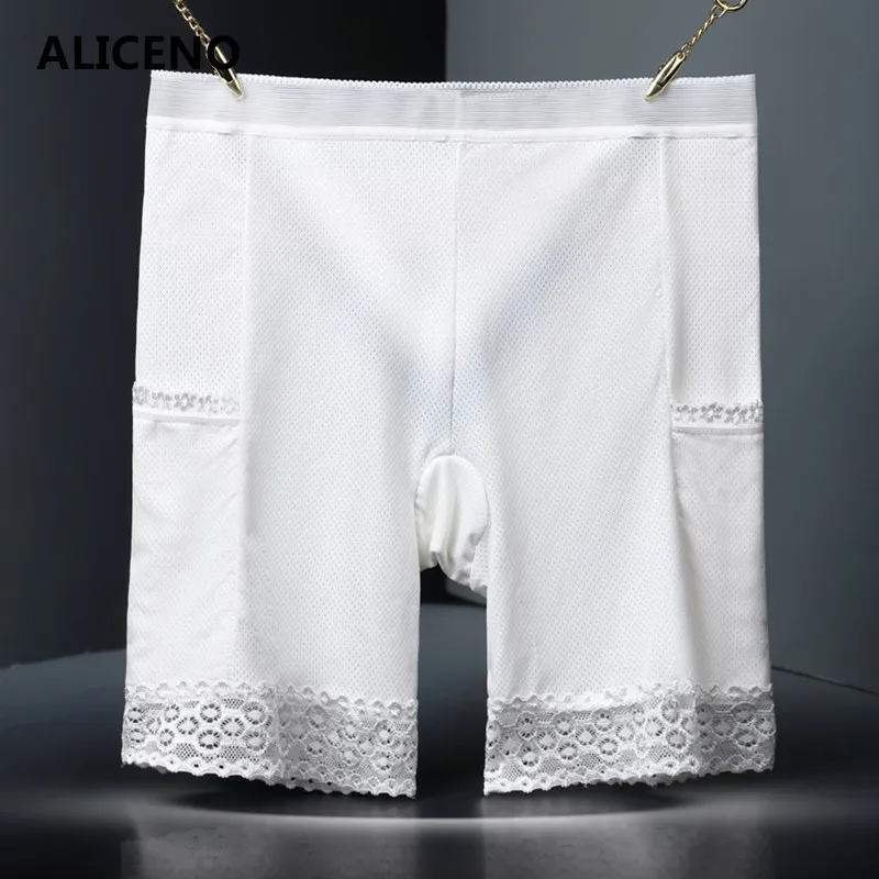 

Women Safety Shorts Pants Soft Comfortable Mesh Breathable Panties Plus Size High Waist Girls Slimming Pocket Underwear HP25