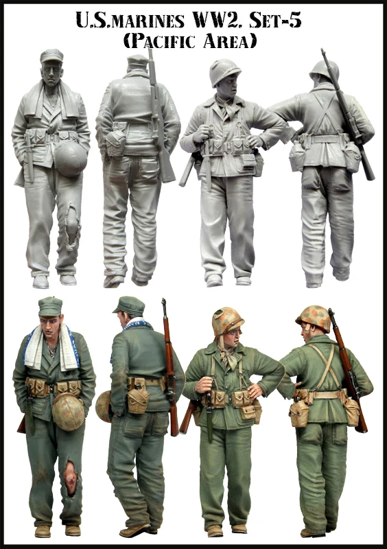 [Tuskmodel] 1 комплект модели из смолы 35 шкал фигурки армии США E065 | Игрушки и хобби