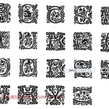 Воск печать Медная головка Curlicue Кабель 26 букв DIY Скрапбукинг винтажный воск герметик свадебные приглашения/конверт подарочная печать