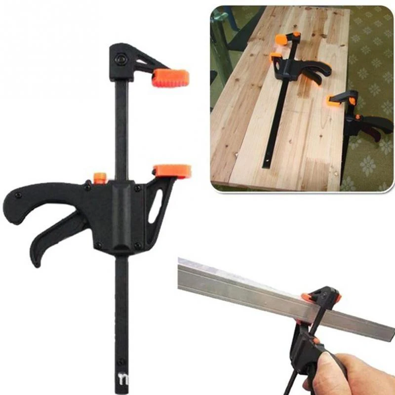 

1Pc 4 inch F Woodworking Clamp Wood Craft Clamping Tool For Carpentry DIY