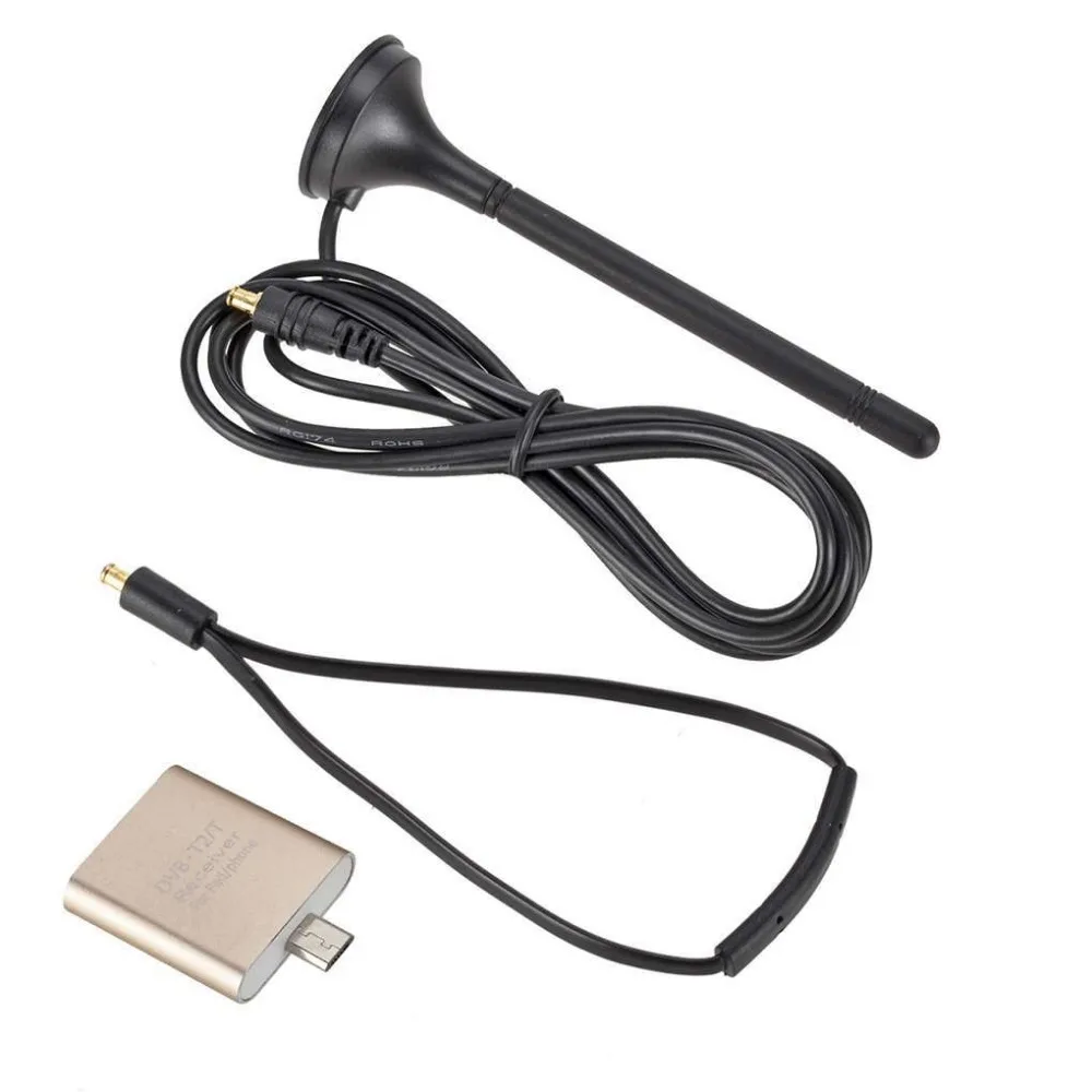 Android ТВ DVB T2 высокой четкости микро USB ключ T HD цифровой тюнер приемник для телефон