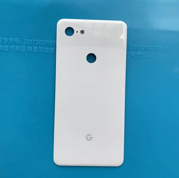 Оригинальная Белая Крышка батарейного отсека для Google Pixel 3 XL замена стеклянного