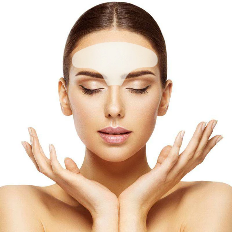 Reusable Forehead 2pcs Anti Wrinkle Anti Aging Stickers Sleep Mask