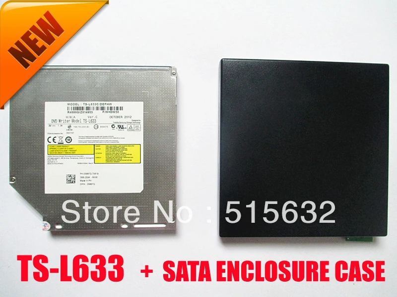 DVD+ RW CD+ RW устройство для записи дисков DVD писатель модель TS-L633+ SATA CD DVD Комбинированный привод Корпус Писатель Привод для всех ПК