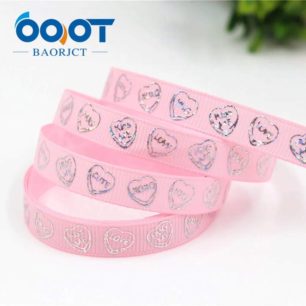 OOOT BAORJCT G 18609 369 10 мм ярдов лазерная серебряная в форме сердца с принтом love