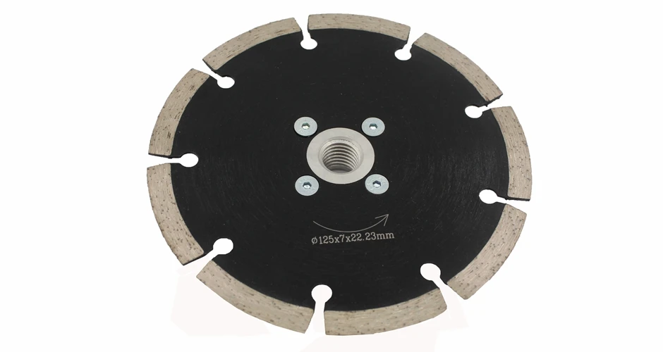 D125x7x22.23mm Split Segment Diamond Cutting Disc With Flange For Slab (3)