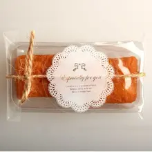 120 шт./лот белый кружевной декоративные наклейки "специально для вас" уплотнения наклейка выпечки посылка cake box украшения