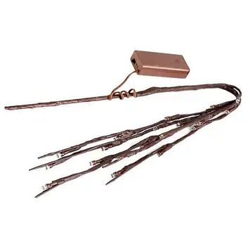 

2 Pack Led Lighted Twig Branches, Battery Powered 30 Inches 20 LED Lights Branch Lights for Christmas Home Decoration Warm whi