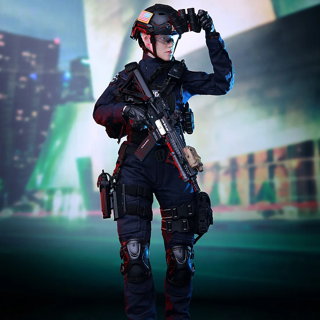 

30cm High Minitimes 1/6 Swat Women Soldier Model Action Figure Model For Kids Adults Model Building Toys Hobbies High Quality