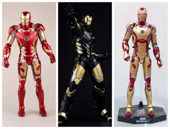 

Hot Toys Iron Man Mark XLII MK42 with LED Light 1/6th Scale Collectible Figure Model Toy