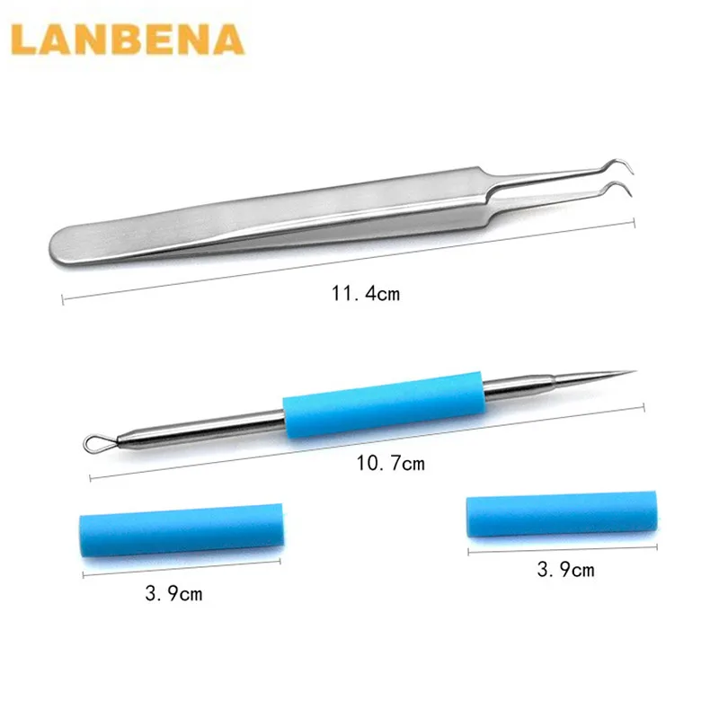 Средство для очищения кожи LANBENA acne с перекрестной иглой экстрактор Пим моющее