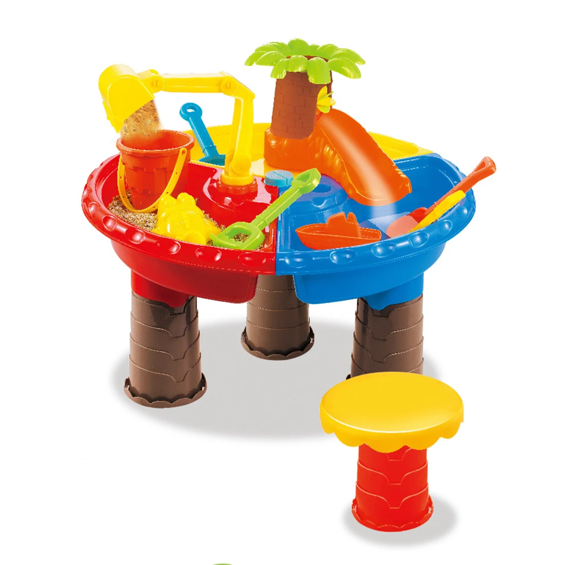 22 шт./компл. Детские Пластик песочница комплект песчаный пляж стол водная игра игрушка 9826-Цвет в случайном порядке