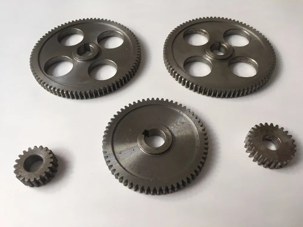 2021 0618 Mini Lathe Gears , Metal Cutting Machine Gears , Lathe Gears