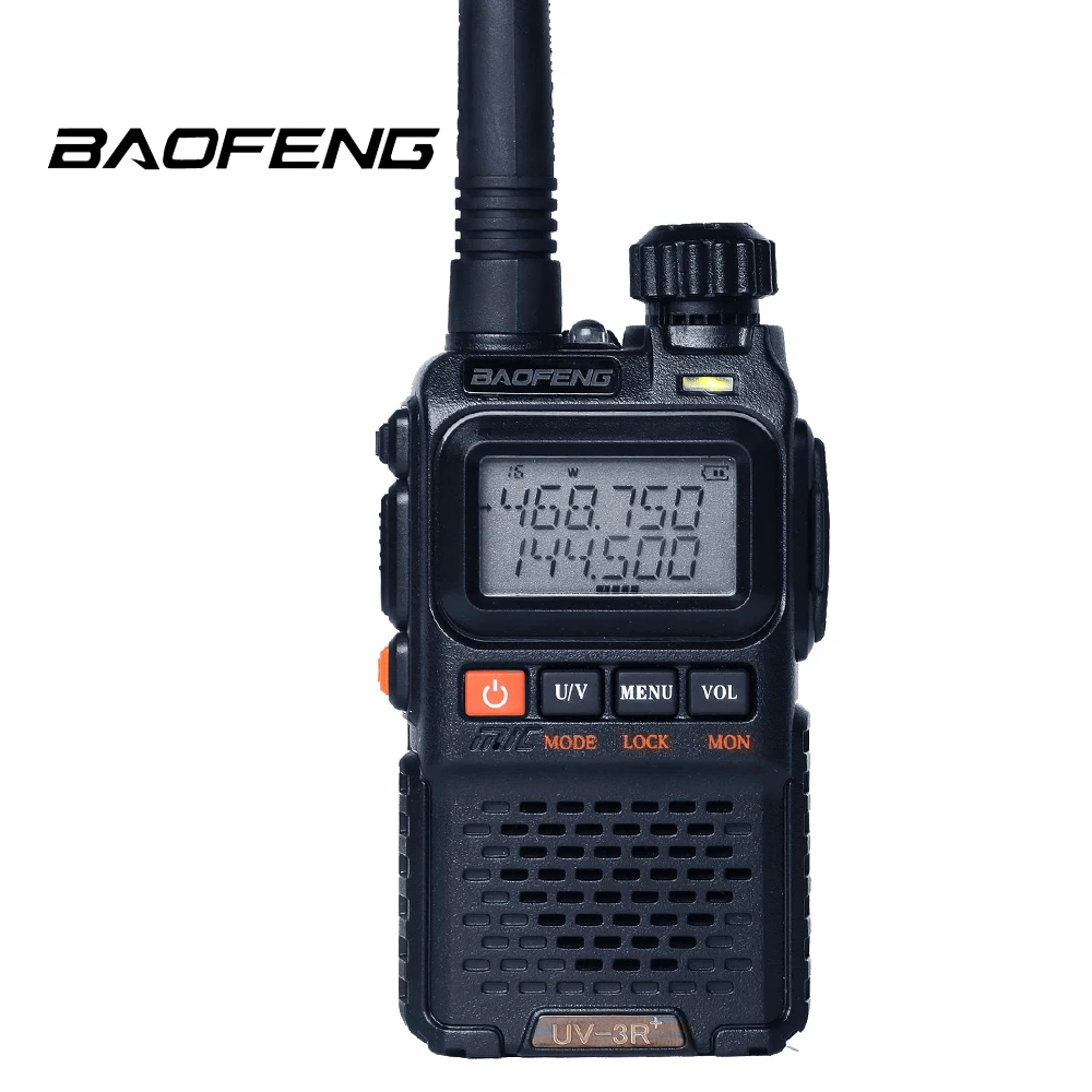 Baofeng UV 3R Plus Walkie Talkie Dual Band VHF UHF136 174MHz &400 ...