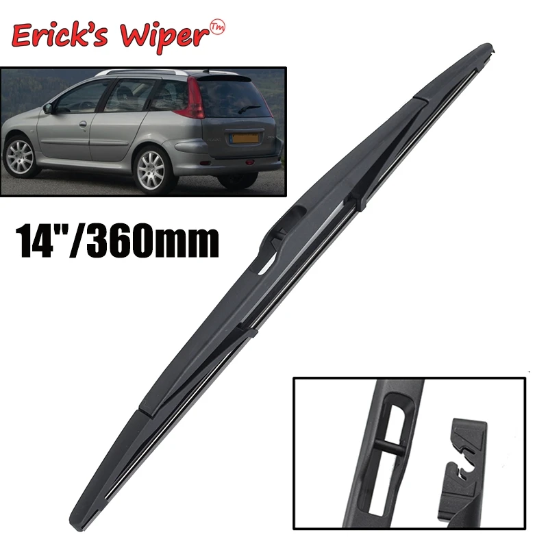 Erick's Wiper 14" Rear Wiper Blade For Peugeot 206 SW 2002 2006
