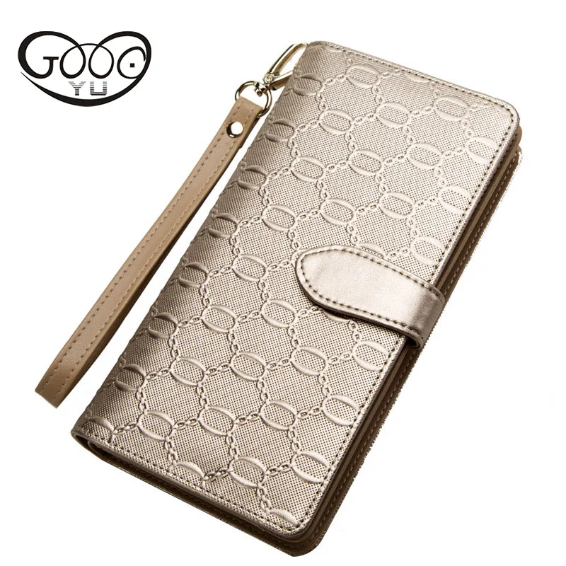 

The new trend of women 's handbags Europe and the United States fashion embossed handbags ladies long wallet wallet