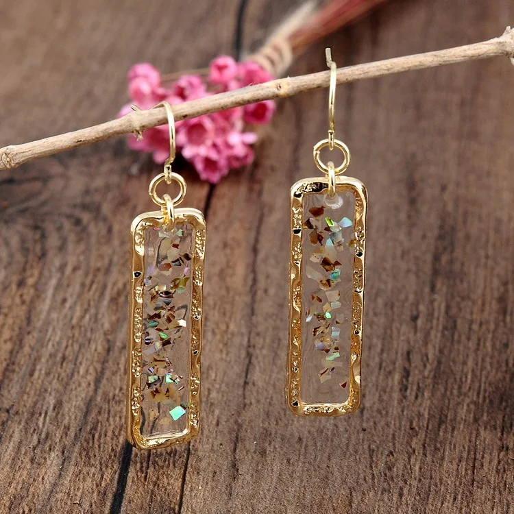 

New long earrings fashion bohemian earrings rhinestone trendy drop earrings for women korean earrings dangle earrings