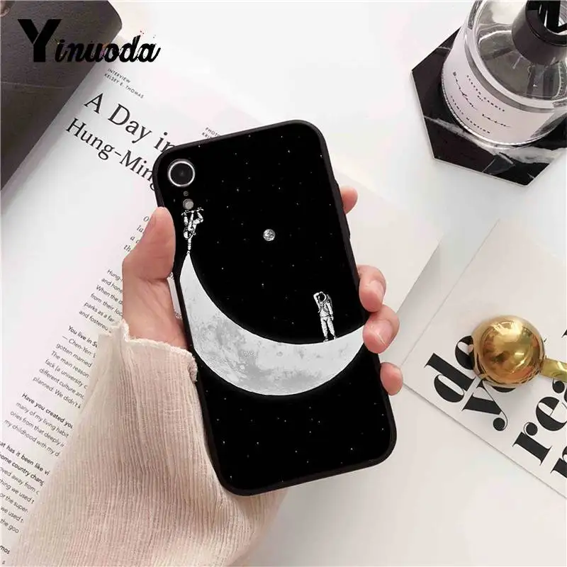 Black and white moon creative