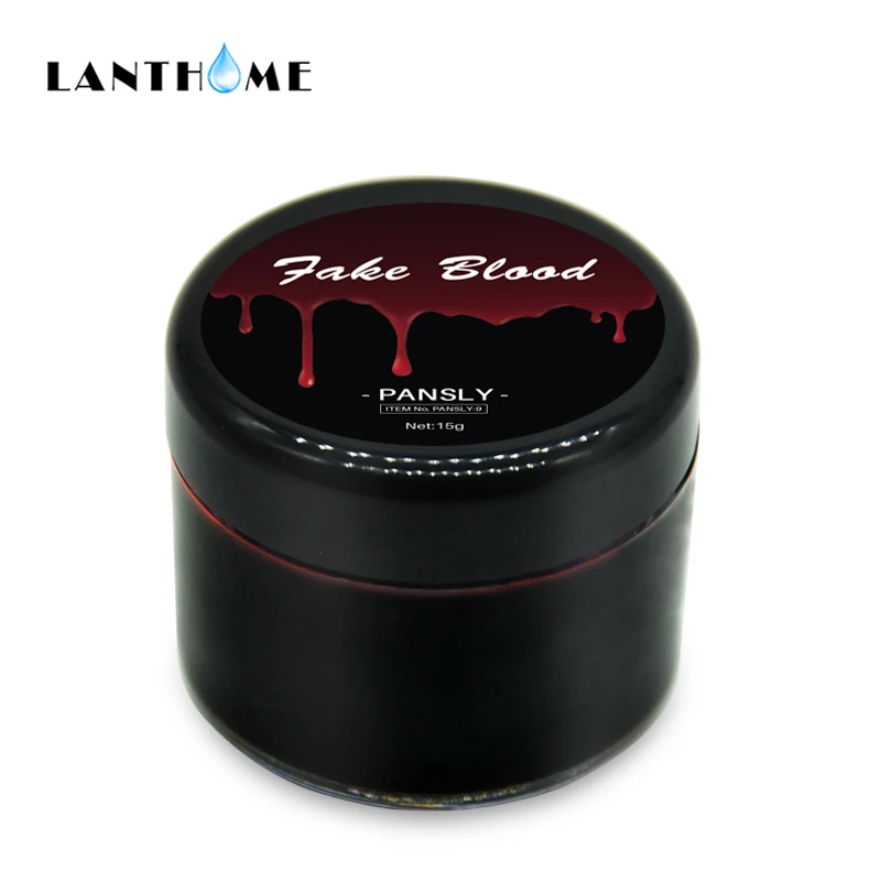 

Lanthome Dies Blood Halloween Makeup Fake Scar Block Cream Decoration Party Plasma Vampire COS Zombie Schmink Face Paint Bruises