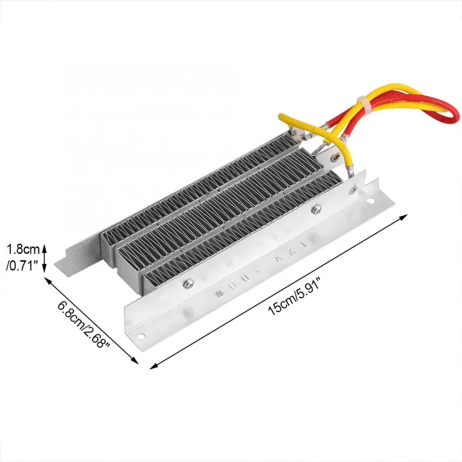 12V 400W Электрический Керамический термостатический нагреватель изоляция PTC нагревательный элемент для дома и офиса