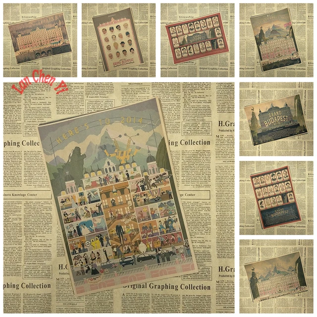 Best Price Award winning film The Grand Budapest Hotel Matte Kraft Paper Poster Office Gift Room Dining Home Decor wall sticker Design Best Price Award winning film The Grand Budapest Hotel Matte Kraft Paper Poster Office Gift Room Dining Home Decor wall sticker Design