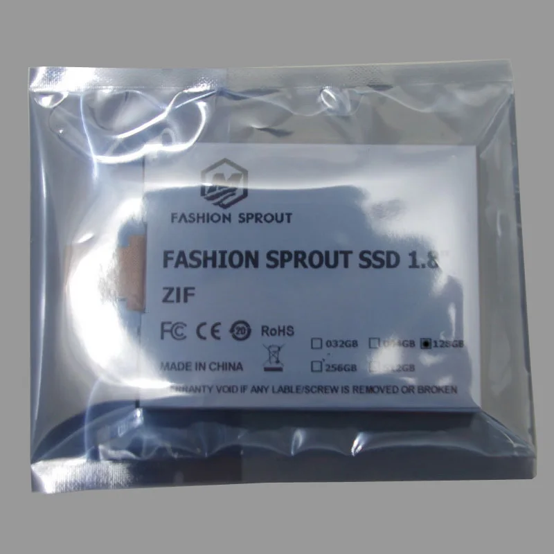 

For iPod classic 128GB 1.8" SSD Chip with case replacement for MK8022GAA MK1231GAL MK1634GAL and for iPod video