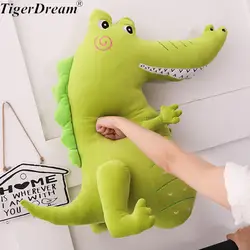 Бесплатная доставка мультфильм кариеса крокодил Мягкие плюшевые игрушки мягкие крокодилы подушки спальные подушки игрушки для детей и