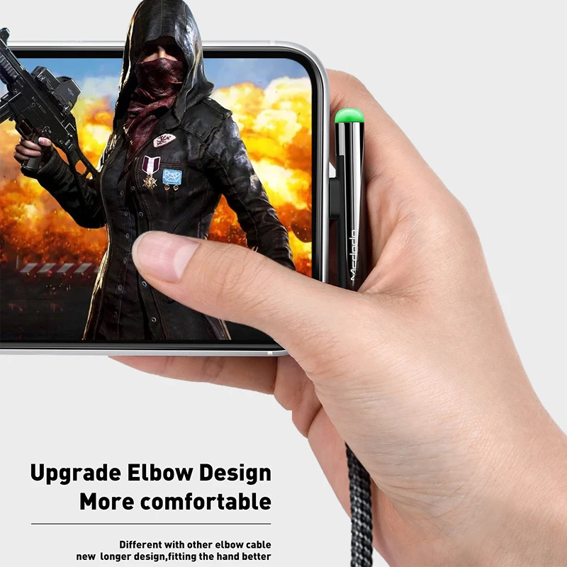 MCDODO 2.4A LED سريع USB كابل شحن كابل شاحن الهاتف المحمول ل فون XS ماكس XR X 8 7 6 s زائد 5 s SE الحبل USB كابلات البيانات