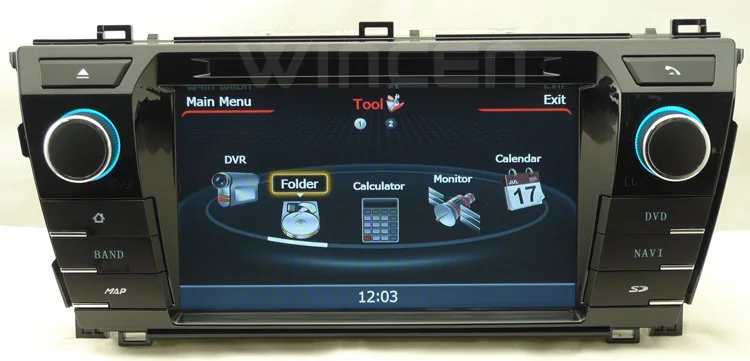 S100 A8 двухъядерный 1080P Автомобильный DVD gps плеер для Toyota Corolla 2013 on с поддержкой canbus управление рулевым колесом TMC TPMS(ОПТ